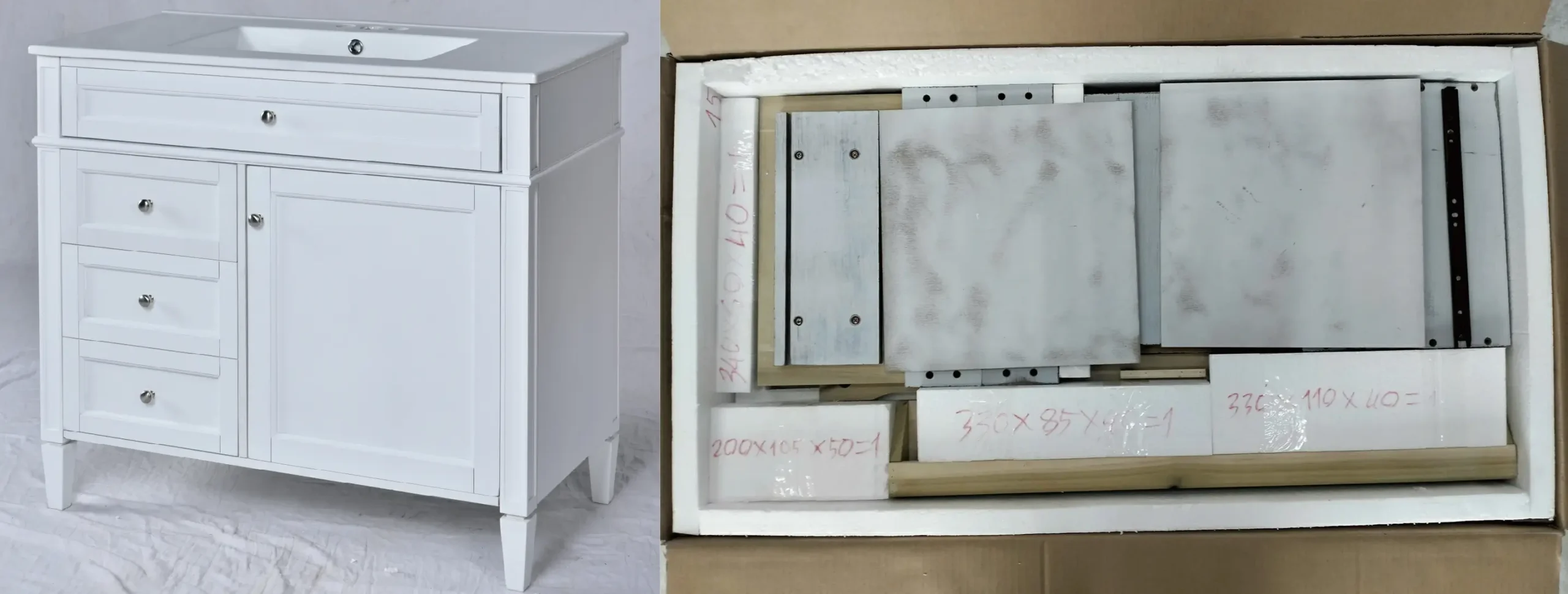 Knock-Down Packing Showcase - Golden Land Furniture Vietnam